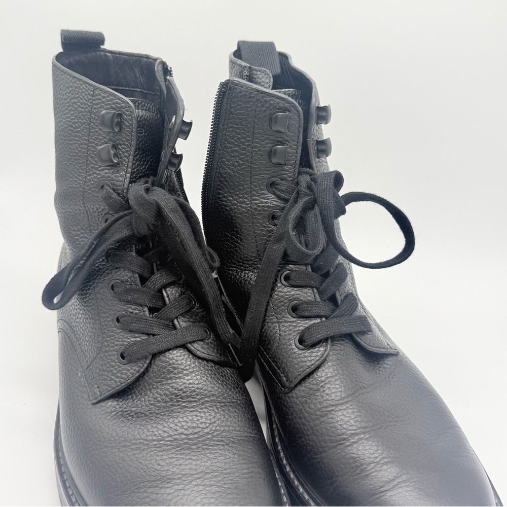 Vince Men's Dominic Black Combat Boots - Picture 5 of 16